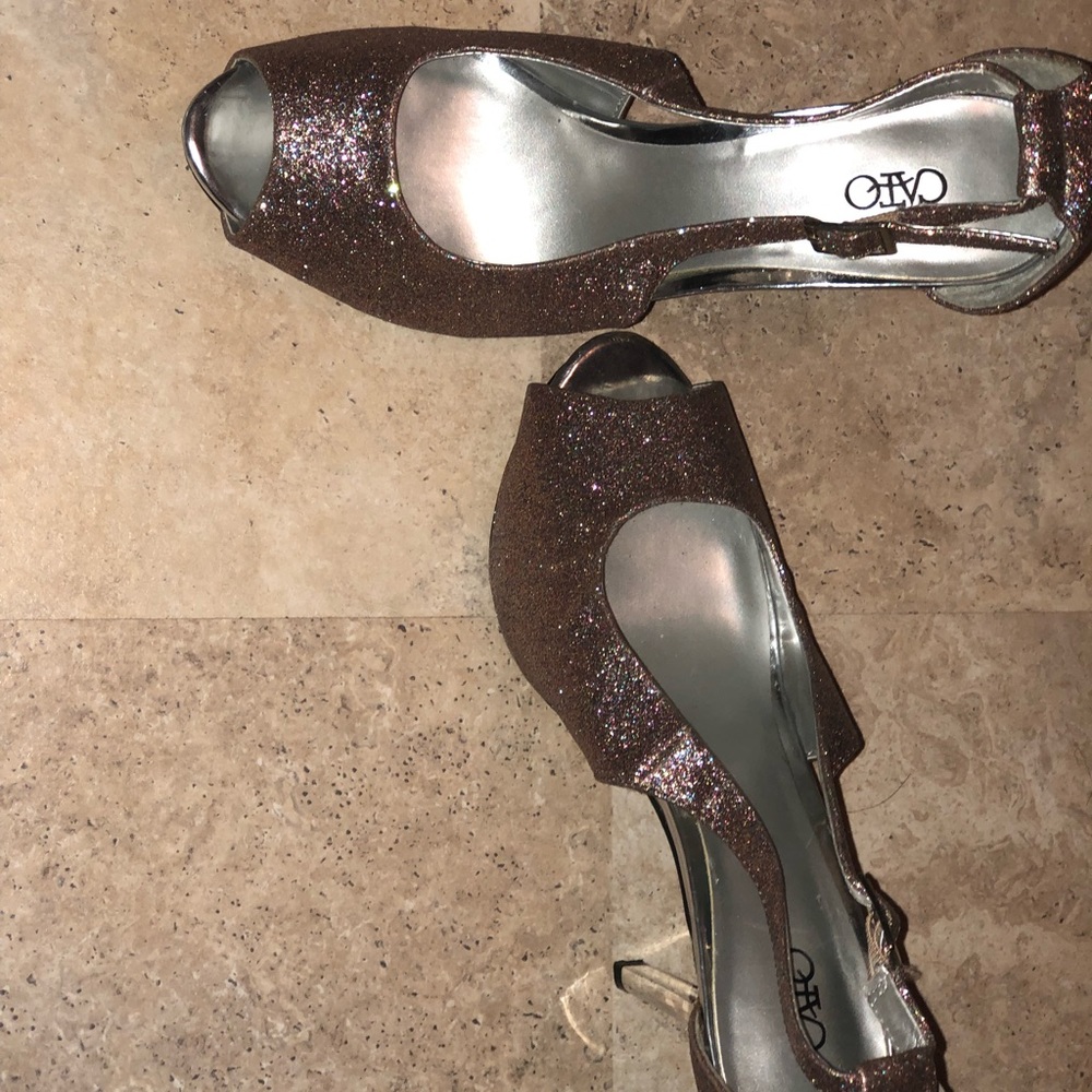 Glittered Pink Heels